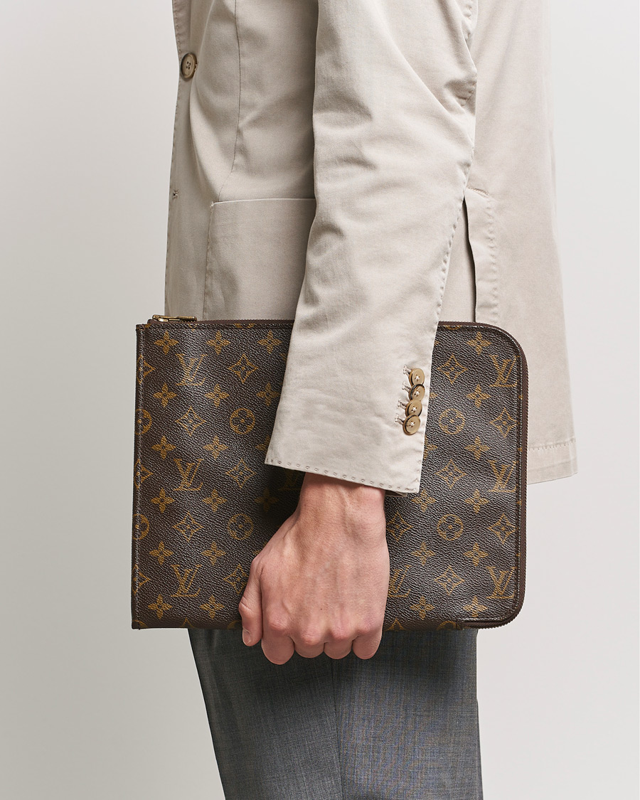 Herre | Pre-owned Tilbehør | Louis Vuitton Pre-Owned | Posh Documan Document Bag Monogram