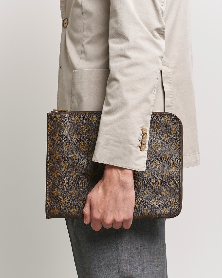 Herr | Pre-Owned & Vintage Bags | Louis Vuitton Pre-Owned | Posh Documan Document Bag Monogram