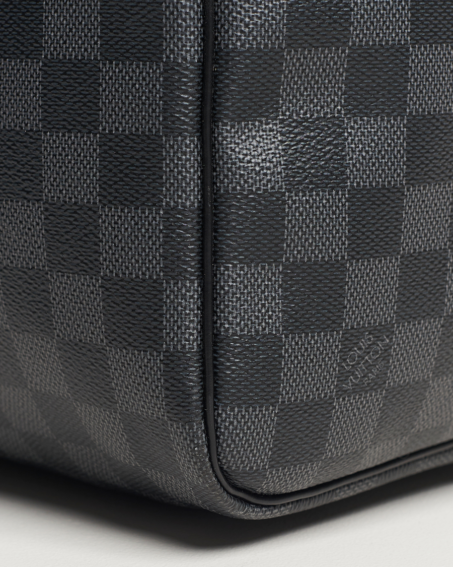 Herre | Louis Vuitton Pre-Owned Keepall Bandoulière 55 Damier Graphite | Louis Vuitton Pre-Owned | Keepall Bandoulière 55 Damier Graphite