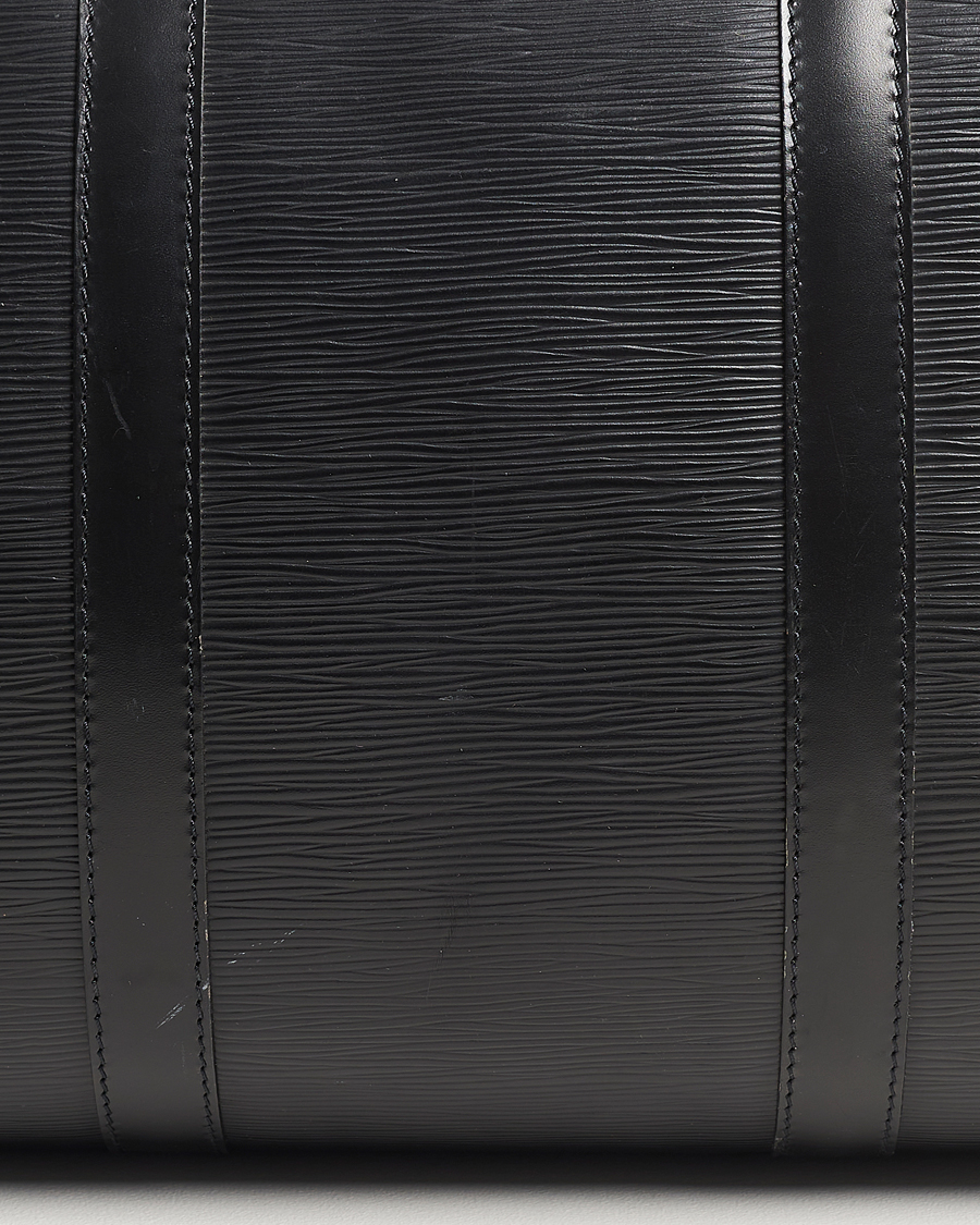 Herre | Louis Vuitton Pre-Owned Keepall 50 Epi Leather Travel Bag Black | Louis Vuitton Pre-Owned | Keepall 50 Epi Leather Travel Bag Black