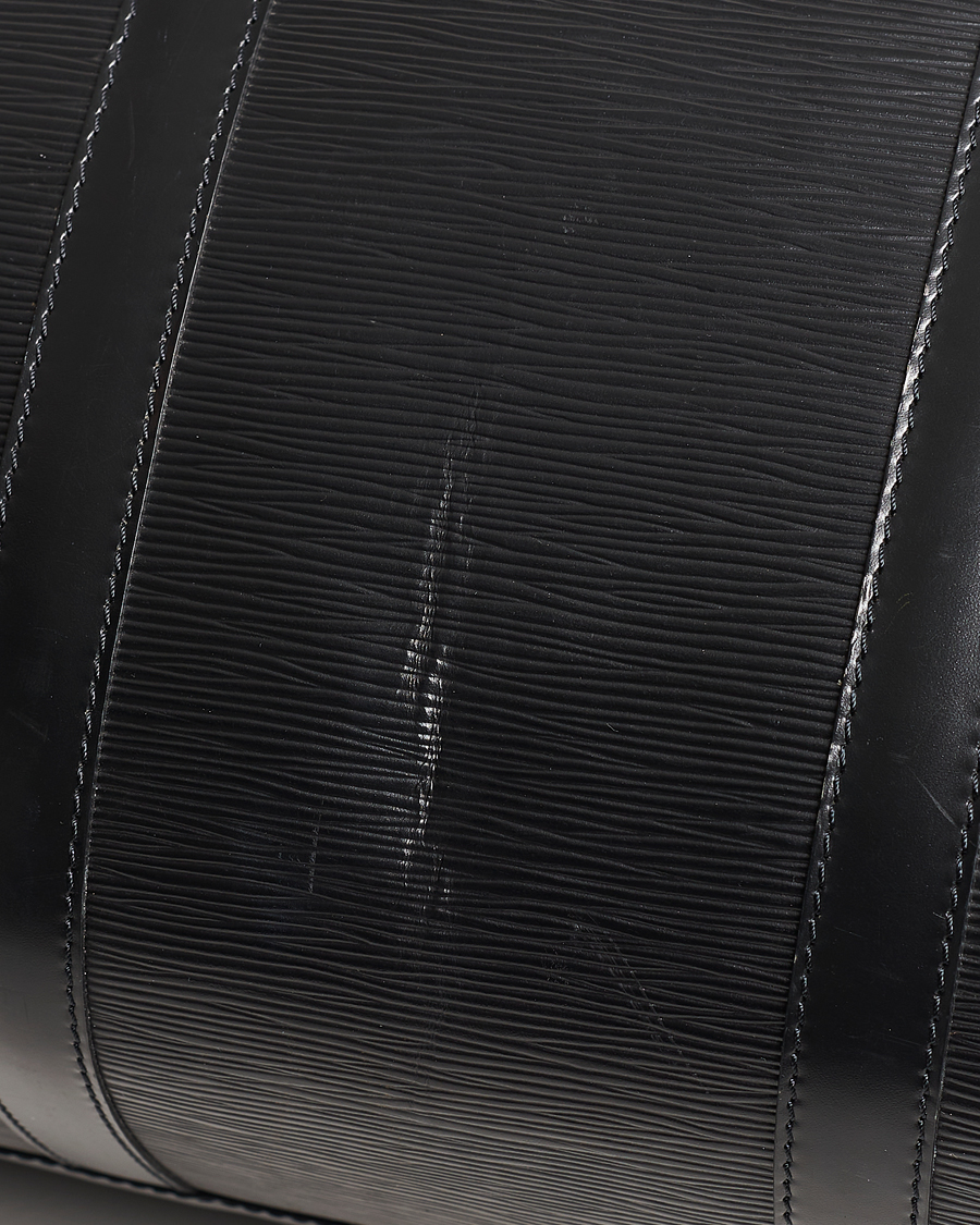 Herre | Louis Vuitton Pre-Owned Keepall 50 Epi Leather Travel Bag Black | Louis Vuitton Pre-Owned | Keepall 50 Epi Leather Travel Bag Black