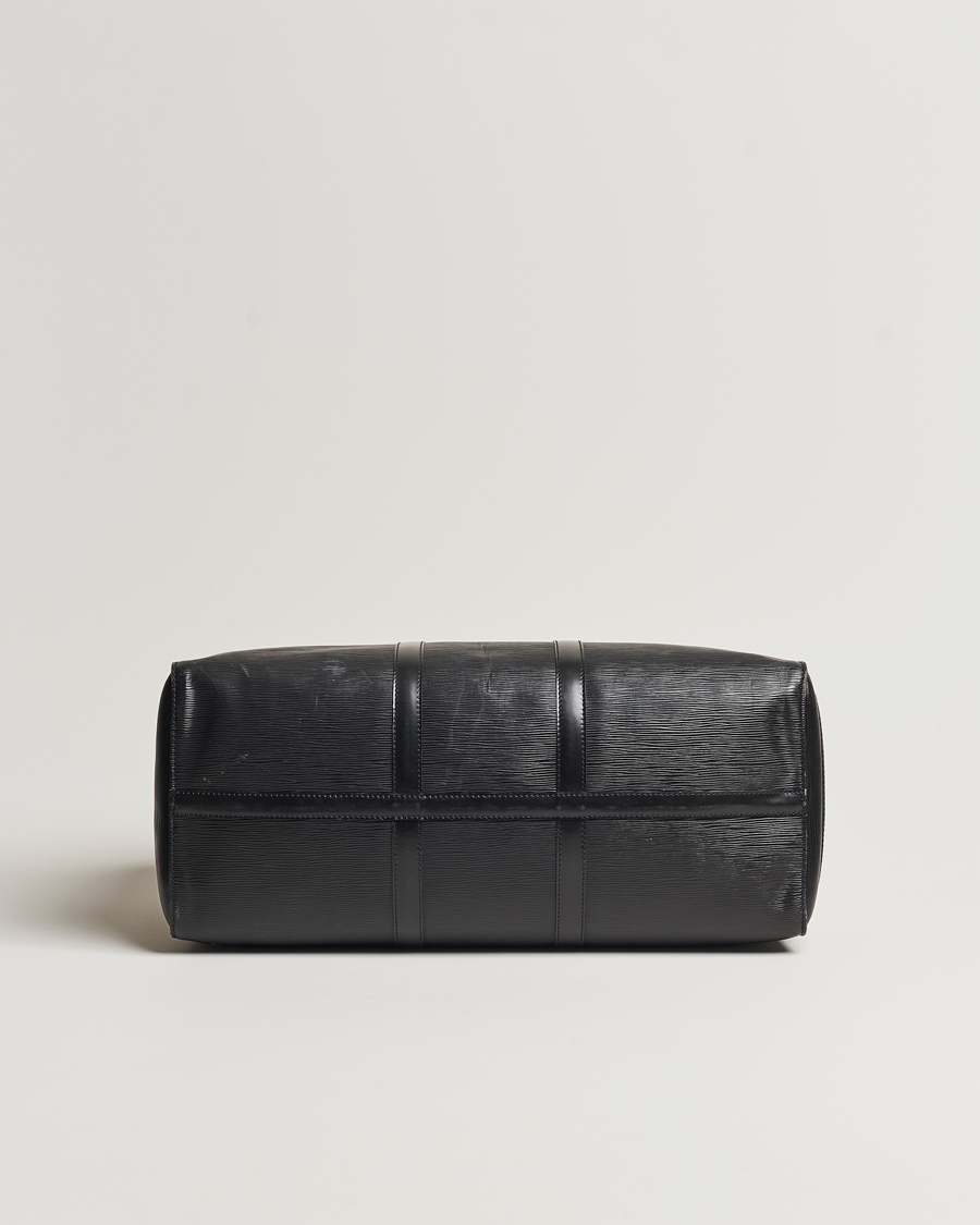 Herre | Louis Vuitton Pre-Owned Keepall 50 Epi Leather Travel Bag Black | Louis Vuitton Pre-Owned | Keepall 50 Epi Leather Travel Bag Black
