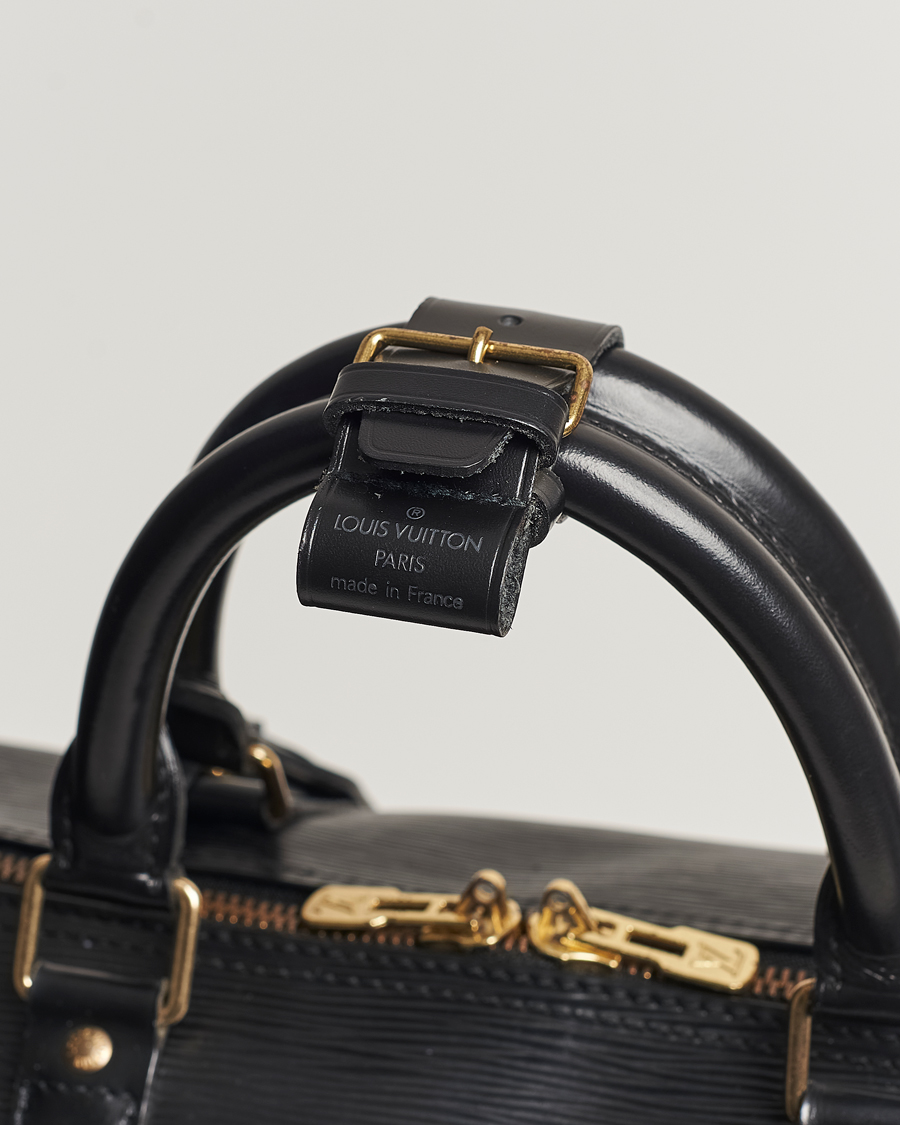 Herre | Louis Vuitton Pre-Owned Keepall 50 Epi Leather Travel Bag Black | Louis Vuitton Pre-Owned | Keepall 50 Epi Leather Travel Bag Black