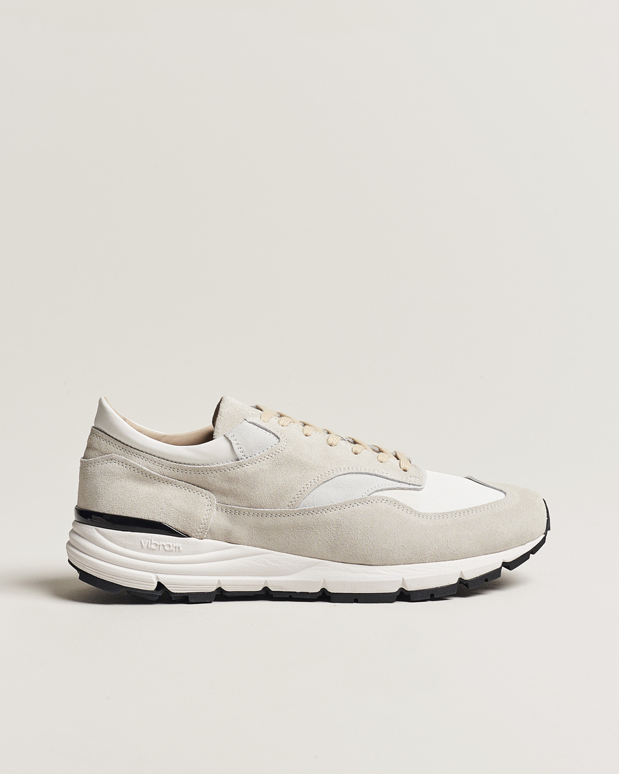Herre | Sweyd Way Suede Running Sneaker White/Grey | Sweyd | Way Suede Running Sneaker White/Grey