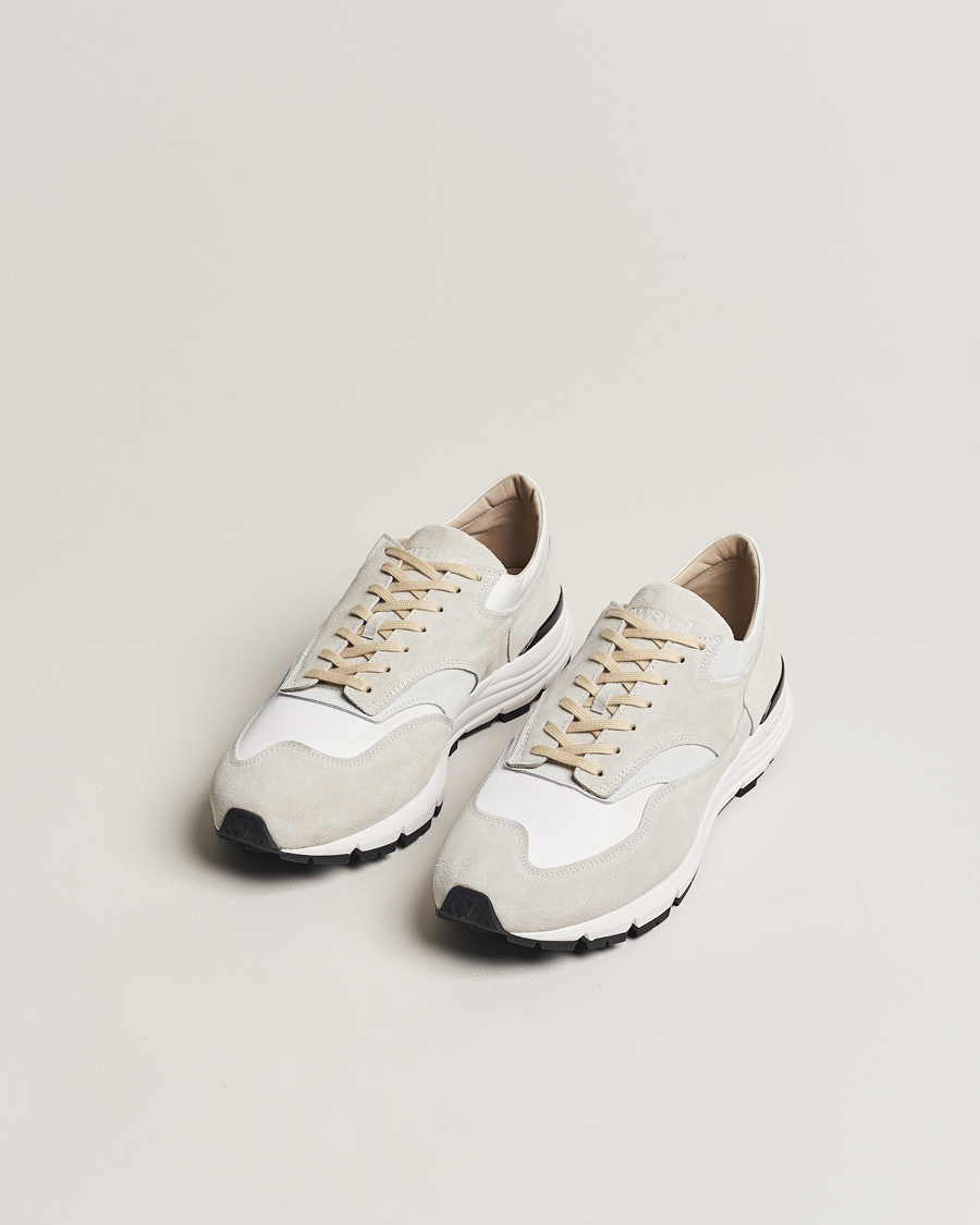 Herre | Hvide sneakers | Sweyd | Way Suede Running Sneaker White/Grey