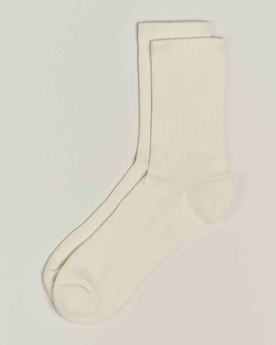 Herre | Undertøj | Sweyd | Crew Cotton Socks White