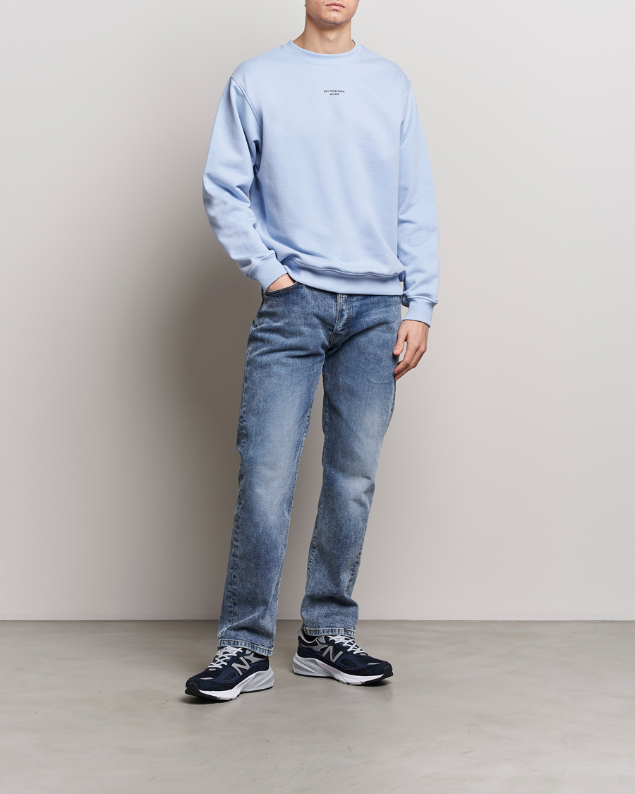 Herre | Trøjer | Drôle de Monsieur | Classic NFPM Sweatshirt Light Blue