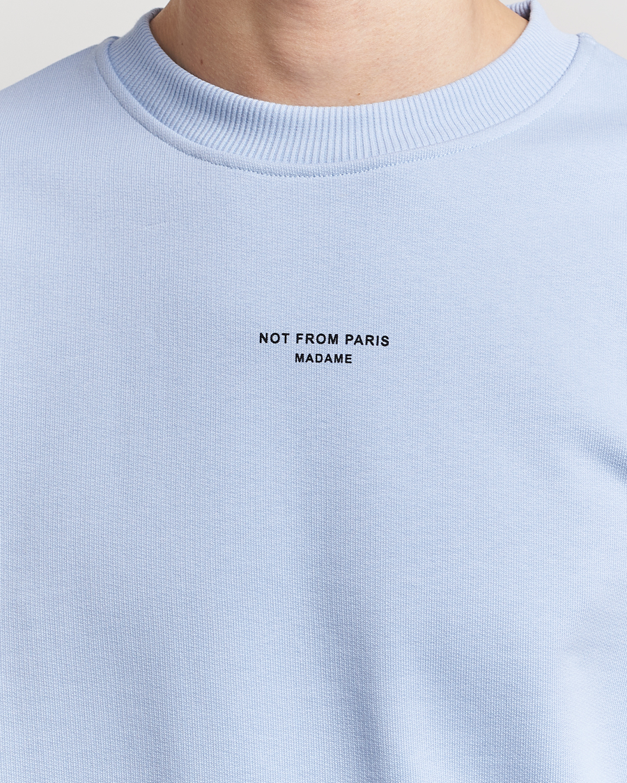Herre | Trøjer | Drôle de Monsieur | Classic NFPM Sweatshirt Light Blue