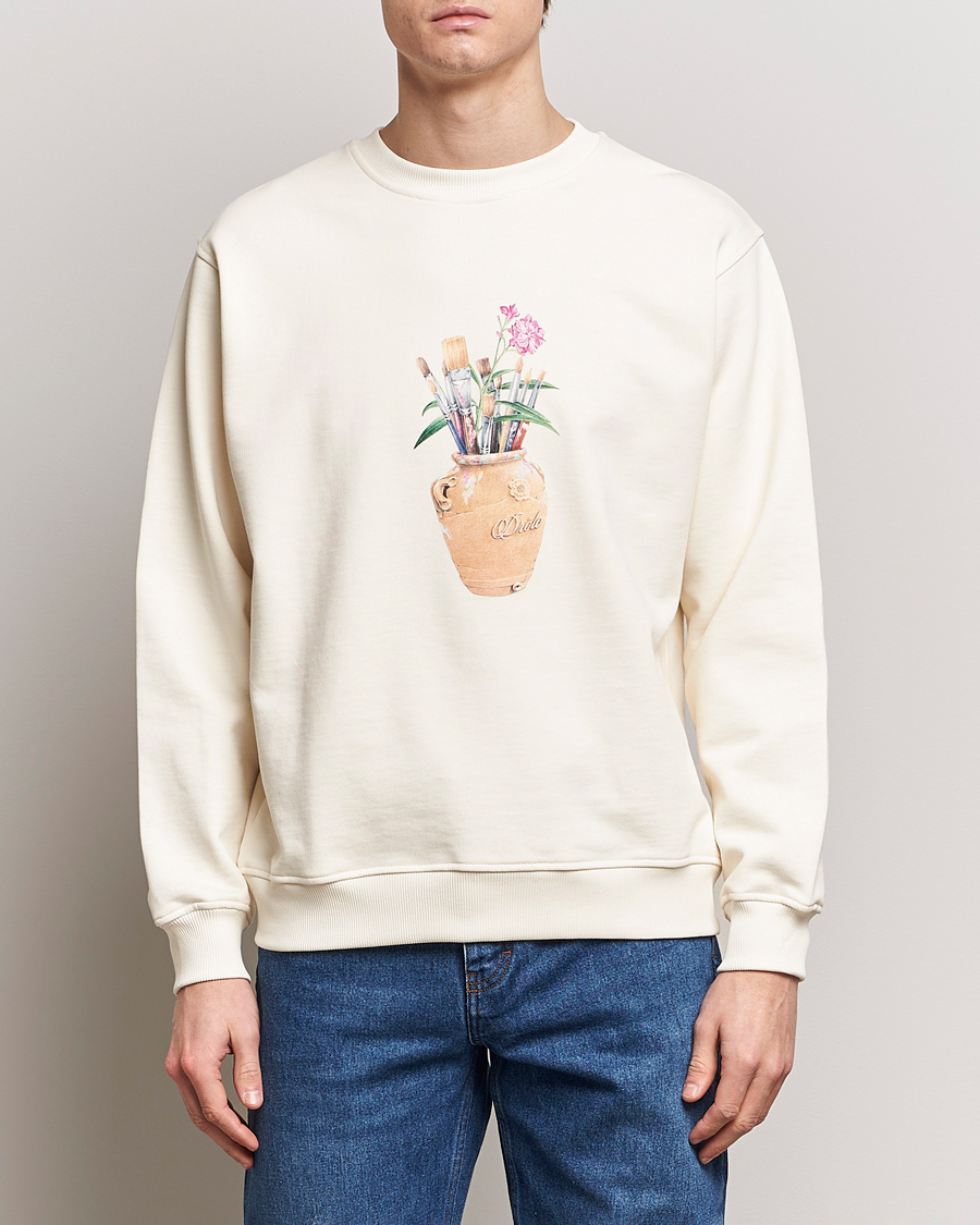 Herre | Tøj | Drôle de Monsieur | Pinceaux Sweatshirt Cream