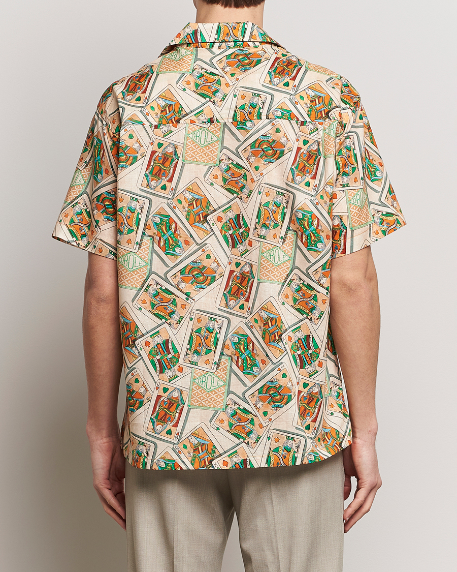 Herre | Skjorter | Drôle de Monsieur | Jeu De Cartes Camp Shirt Peach