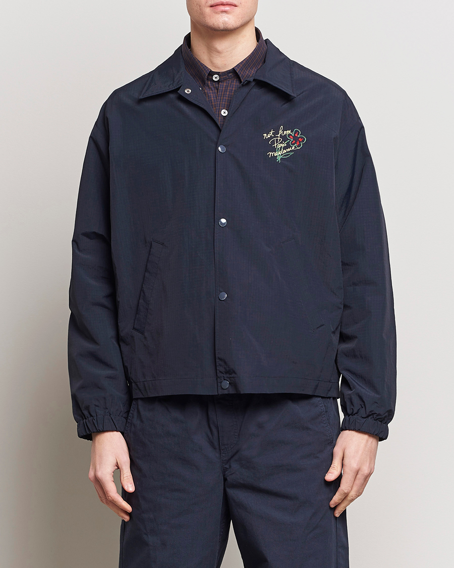 Herre | Tøj | Drôle de Monsieur | La Veste Slogan Jacket Navy