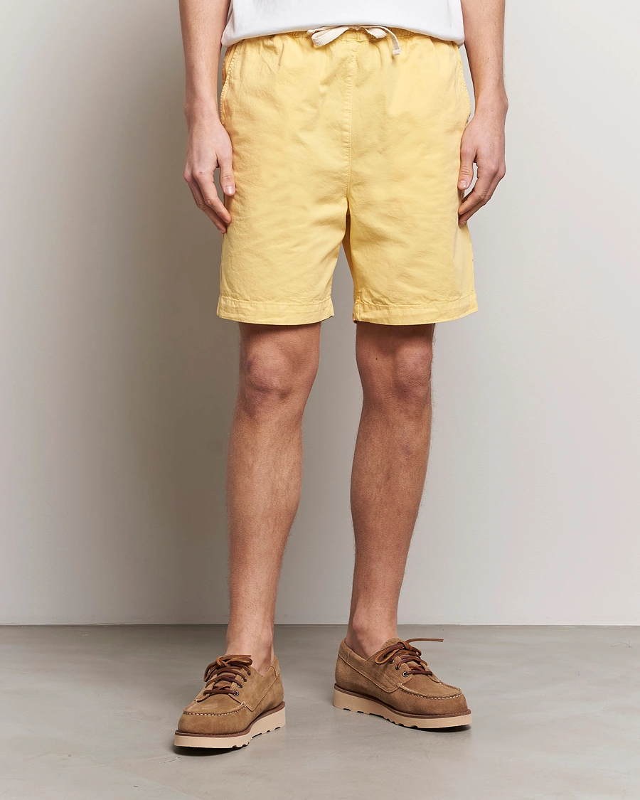 Herre | Shorts | Drôle de Monsieur | Drawstring Shorts Light Yellow