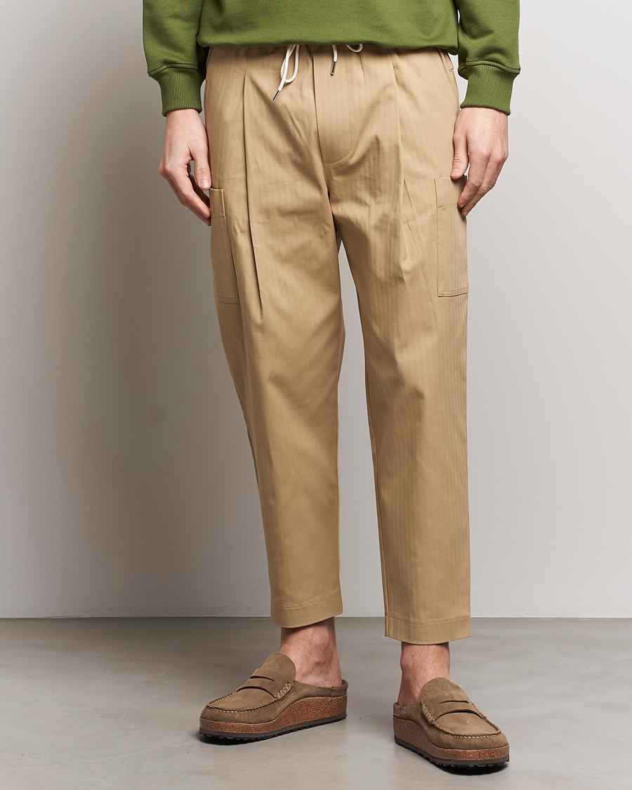 Herre | Tøj | Drôle de Monsieur | Drawstring Pants Beige