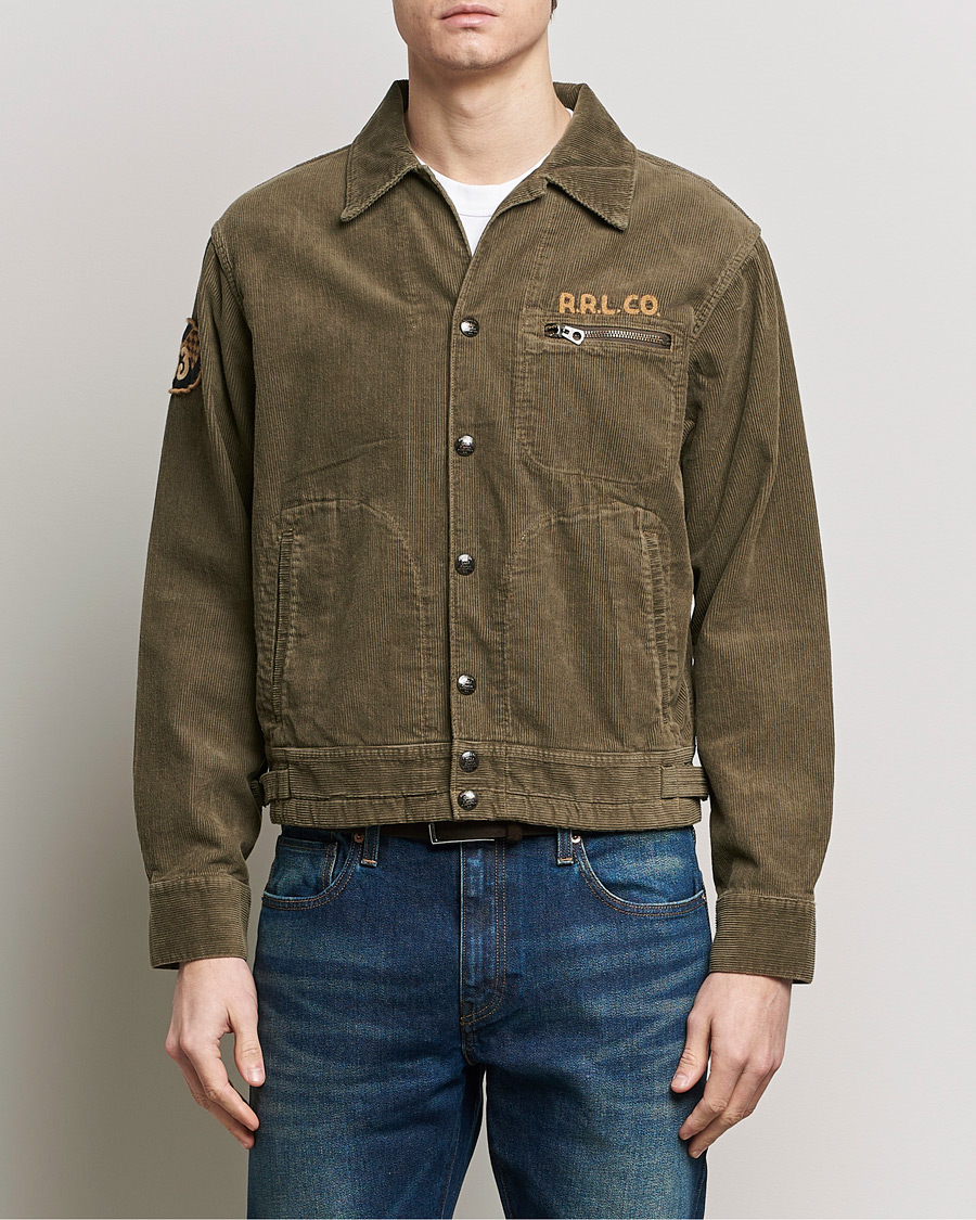 Herre | RRL | RRL | Walker Corduroy Jacket Olive