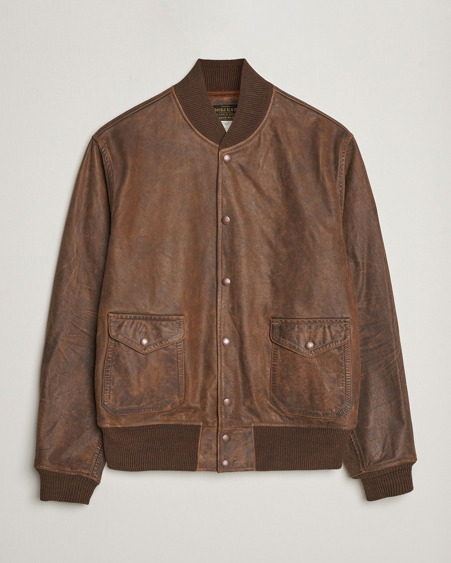 Herre | Jakker | RRL | Wright Leather Jacket Brown
