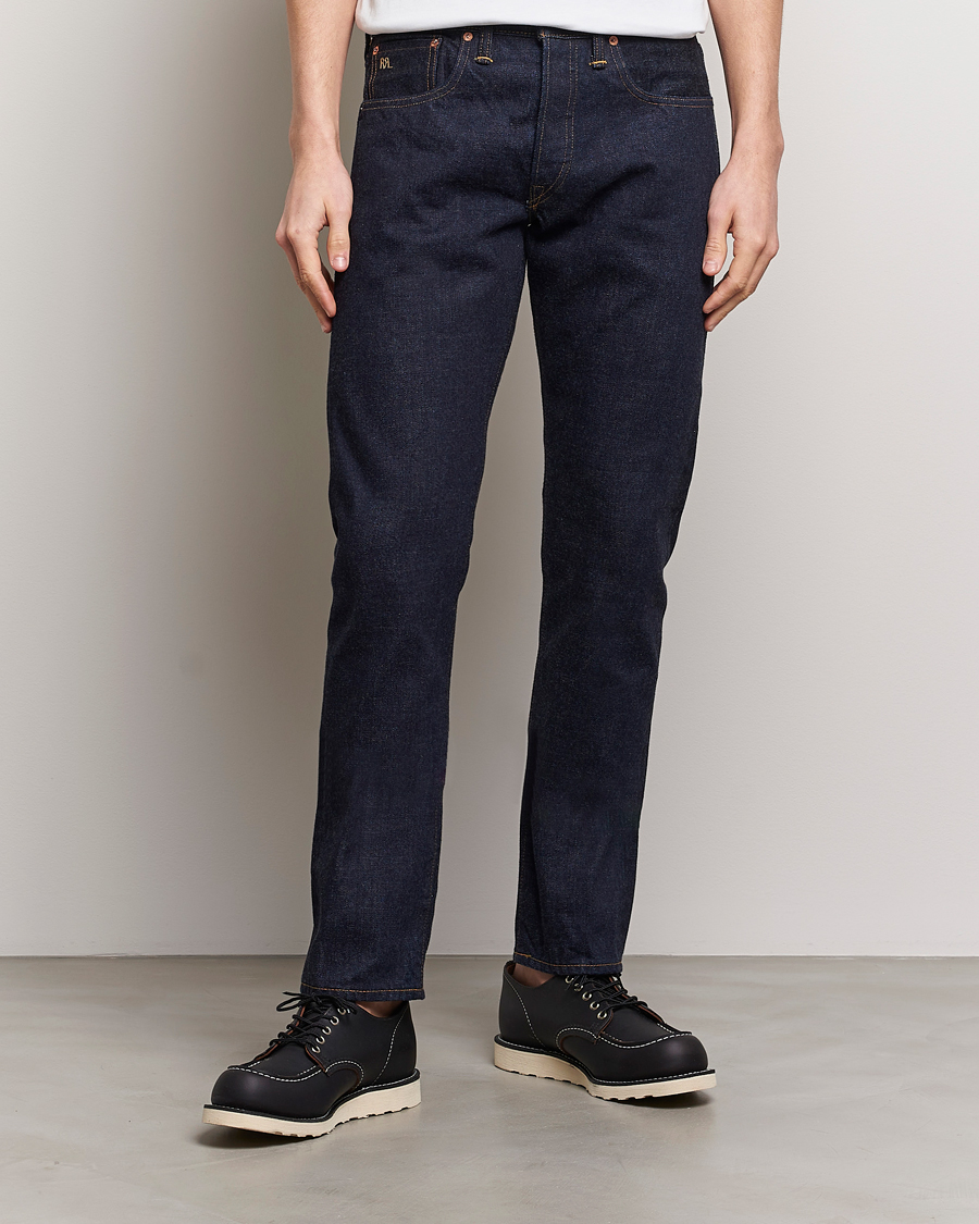 Herre | Blå jeans | RRL | Slim Fit 5-Pocket Denim Rinse