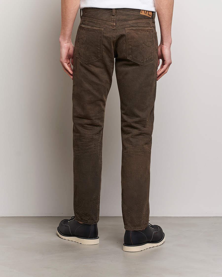 Herre | Jeans | RRL | Slim Fit 5-Pocket Denim Distressed Brown Wash