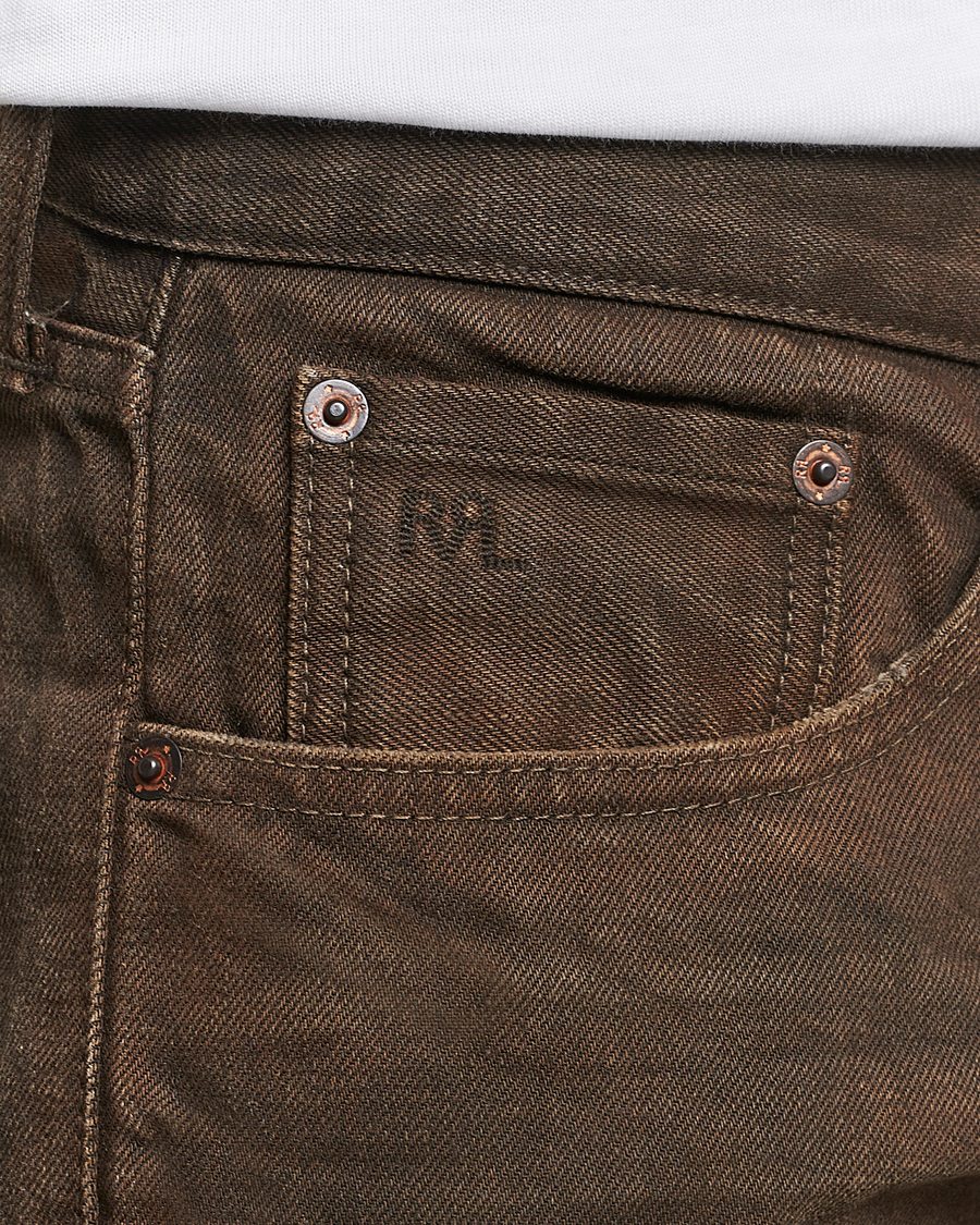 Herre | Jeans | RRL | Slim Fit 5-Pocket Denim Distressed Brown Wash