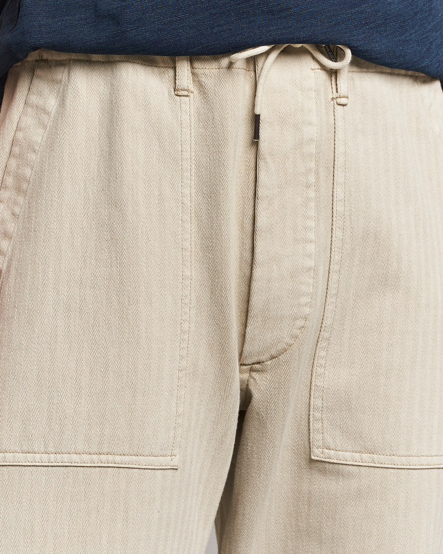 Herre | Bukser | RRL | Wilton Herringbone Surplus Pants Off White