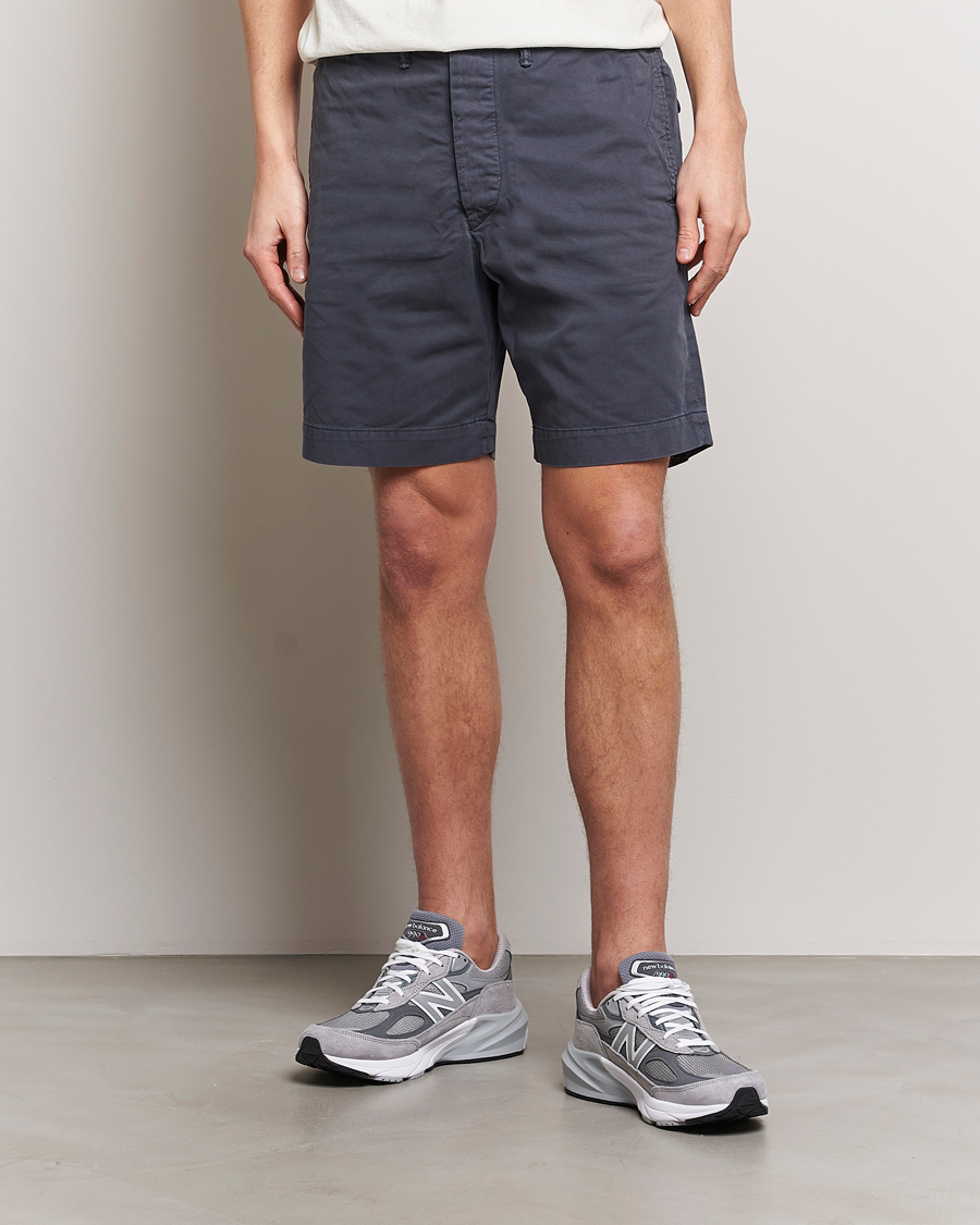 Herre | Afdelinger | RRL | Officers Flat Shorts Navy