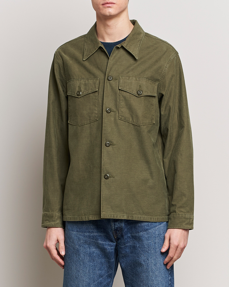 Men | Shirt Jackets | RRL | Regiment Overshirt Olive