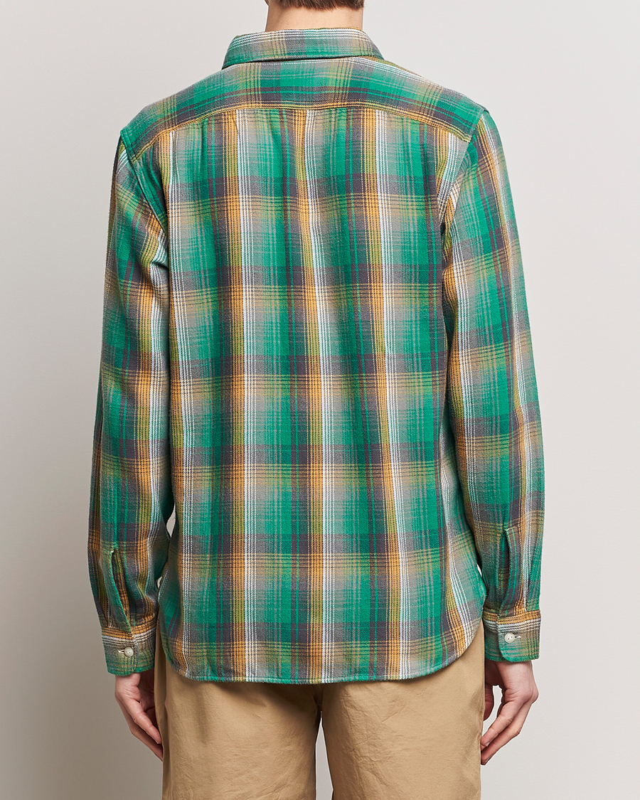 Herre | Skjorter | RRL | Preston Double Pocket Shirt Green/Yellow