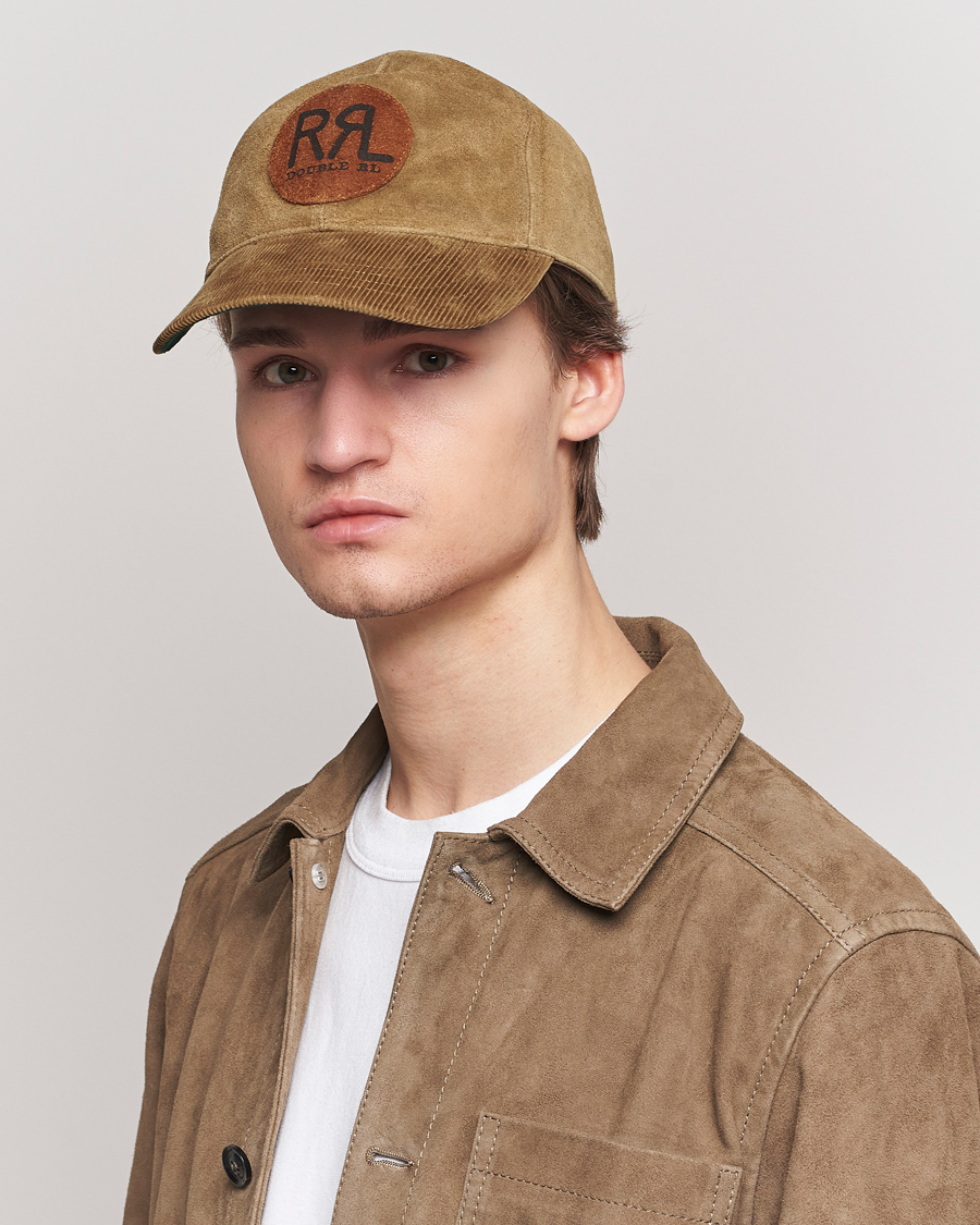 Men | RRL | RRL | Rough Out Trucker Cap Tan