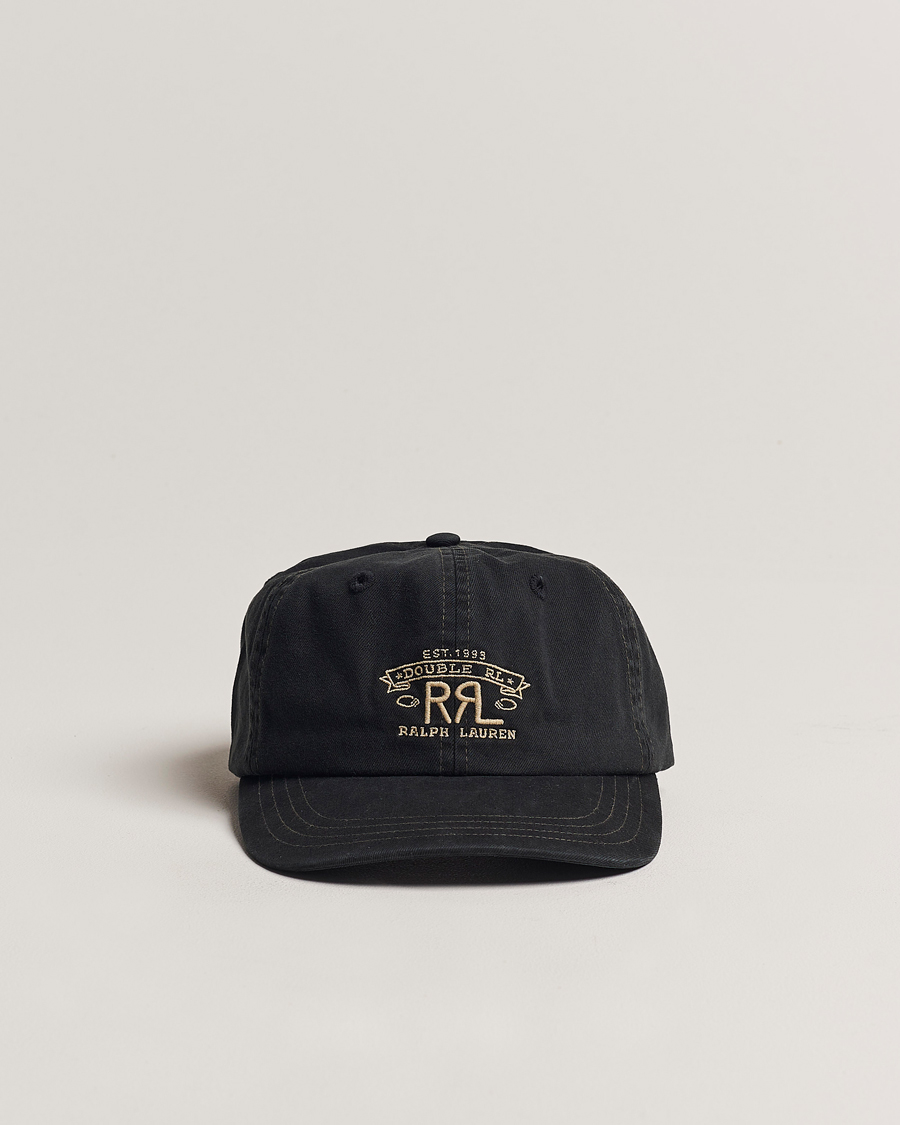 Herre | RRL Sportsman Cap Black | RRL | Sportsman Cap Black
