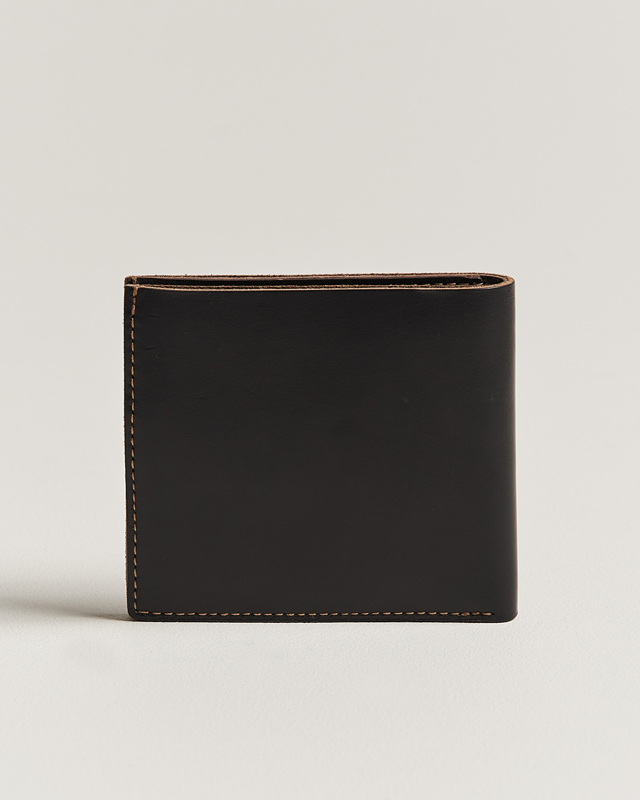 Herre | Punge | RRL | Tumbled Leather Billfold Wallet Black/Brown