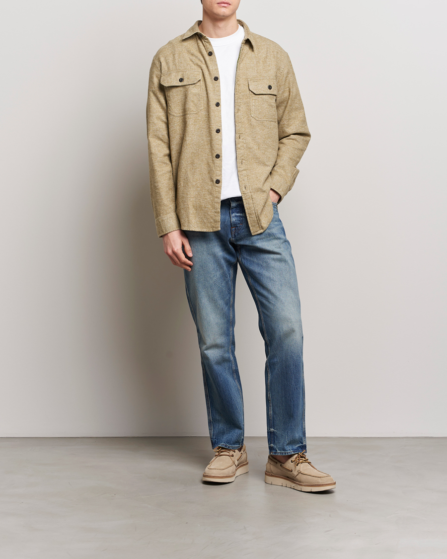 Herre | Skjorter | Pendleton | Burnside Flannel Shirt Olive