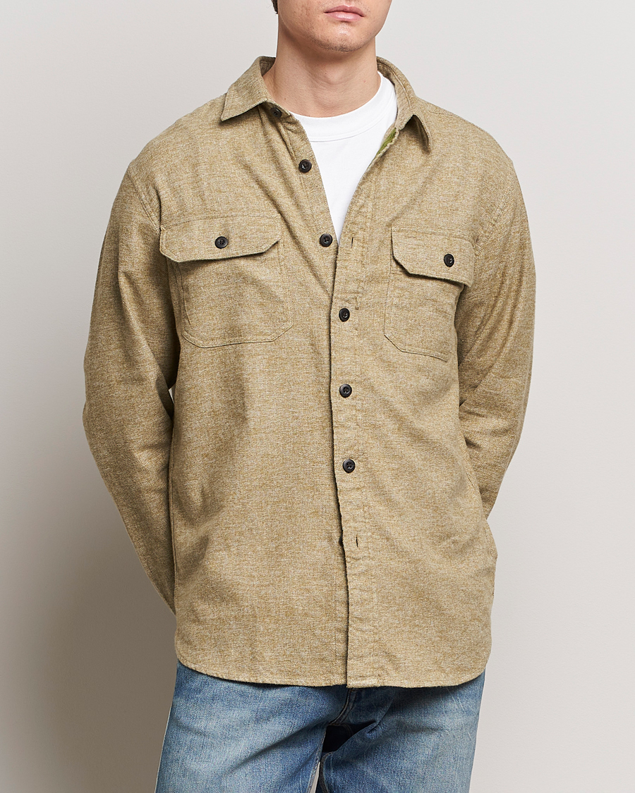 Herre | Skjorter | Pendleton | Burnside Flannel Shirt Olive