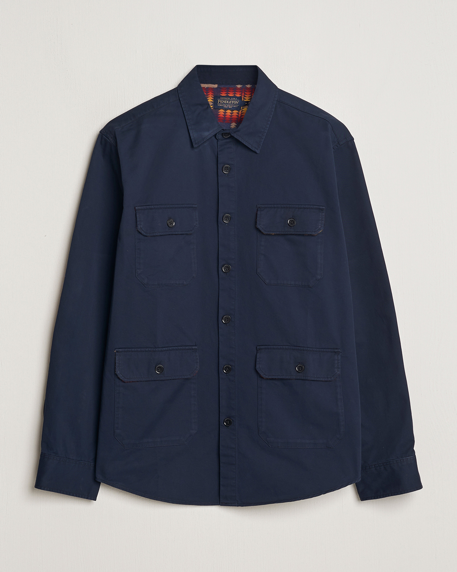 Herre |  | Pendleton | Patchwork Explorer Shirt Navy