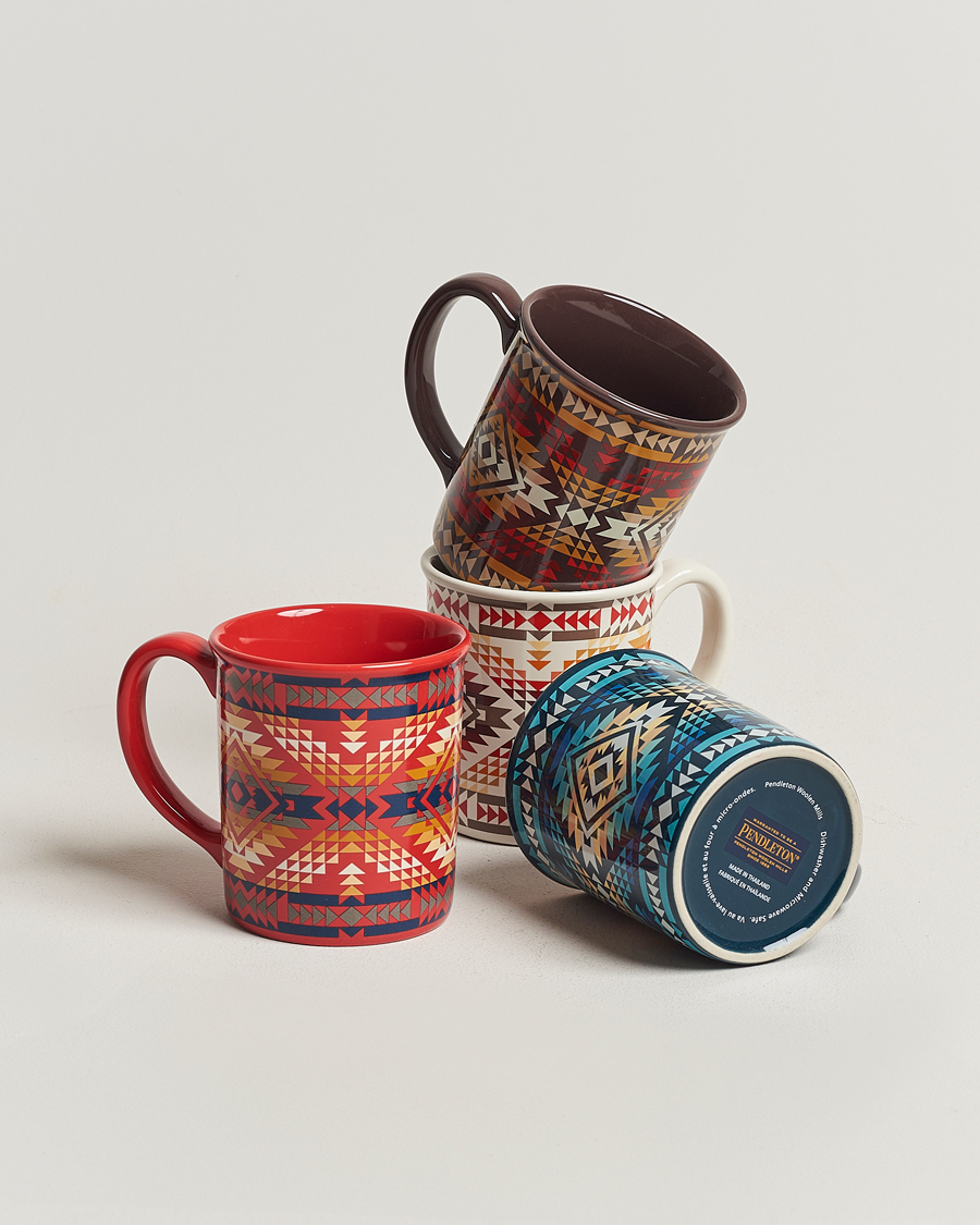 Men | Outdoor living | Pendleton | Ceramic Mug Set 4-Pack Smith Rock