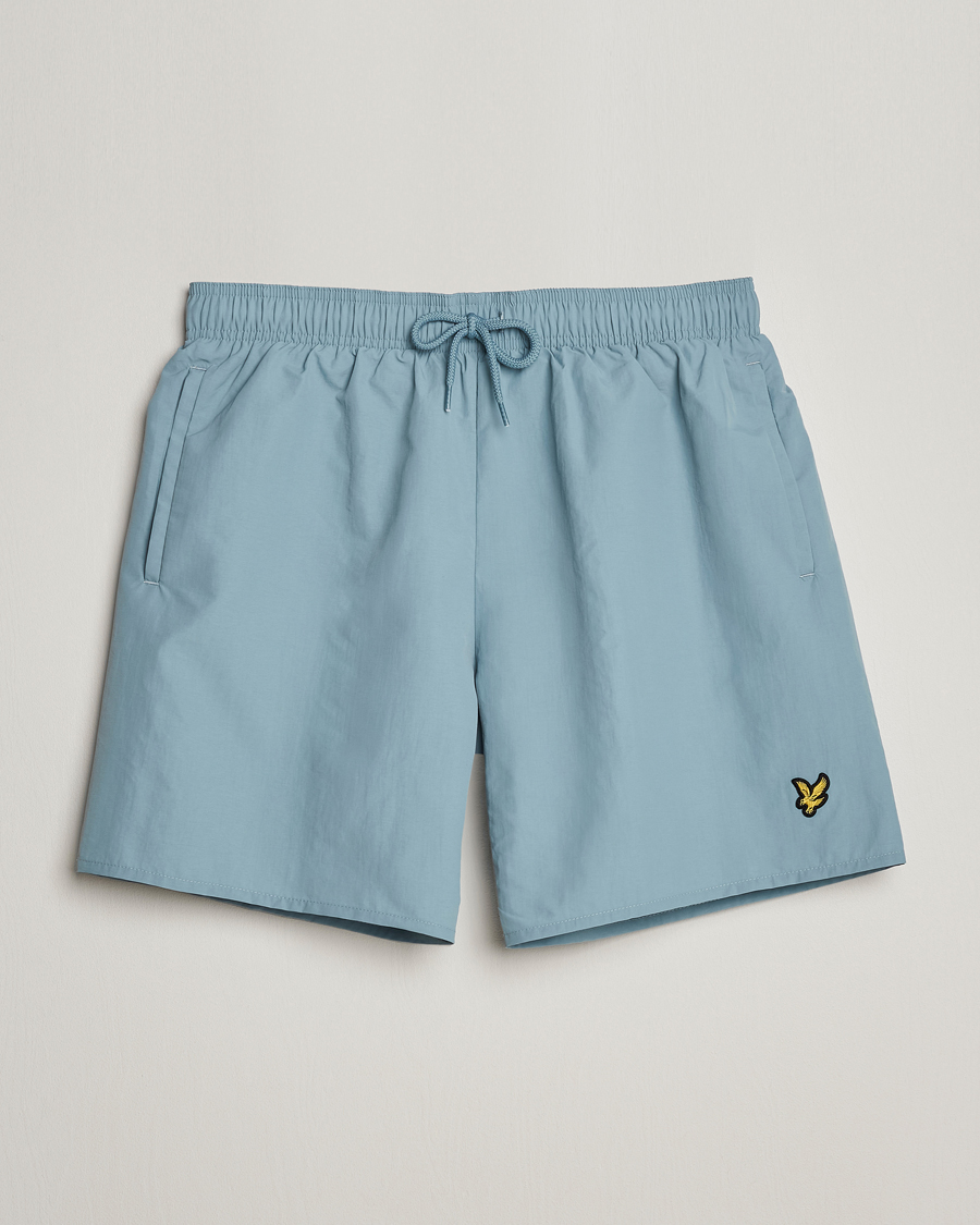 Herre | Badebukser | Lyle & Scott | Plain Swimshorts Slate Blue