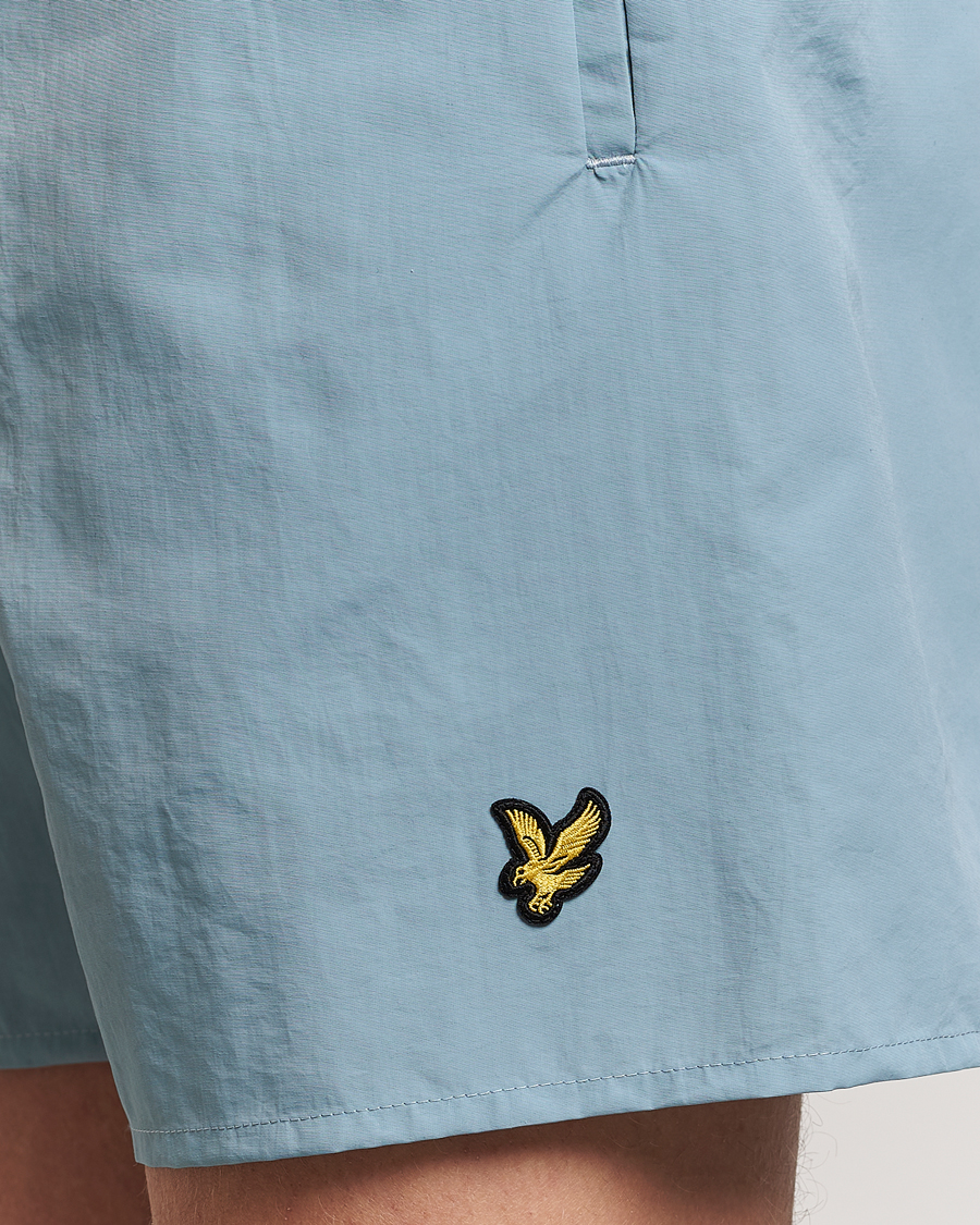 Herre | Badebukser | Lyle & Scott | Plain Swimshorts Slate Blue