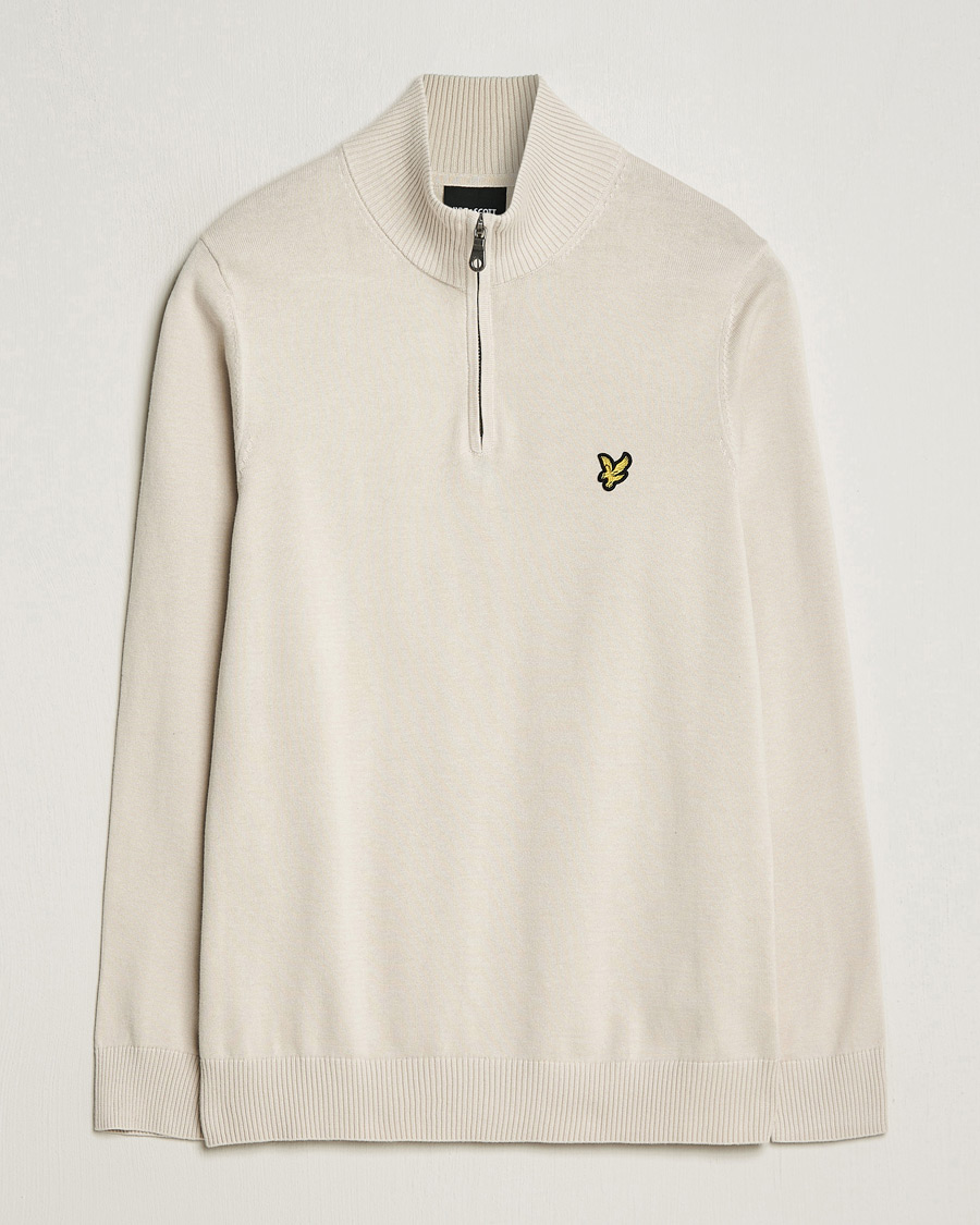 Herre |  | Lyle & Scott | Cotton Knitted Half Zip Cove