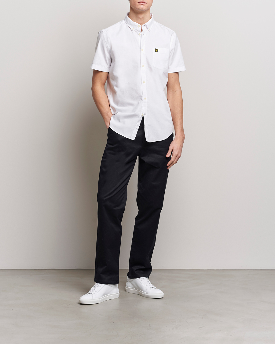 Herre | Skjorter | Lyle & Scott | Lightweight Oxford Short Sleeve Shirt White