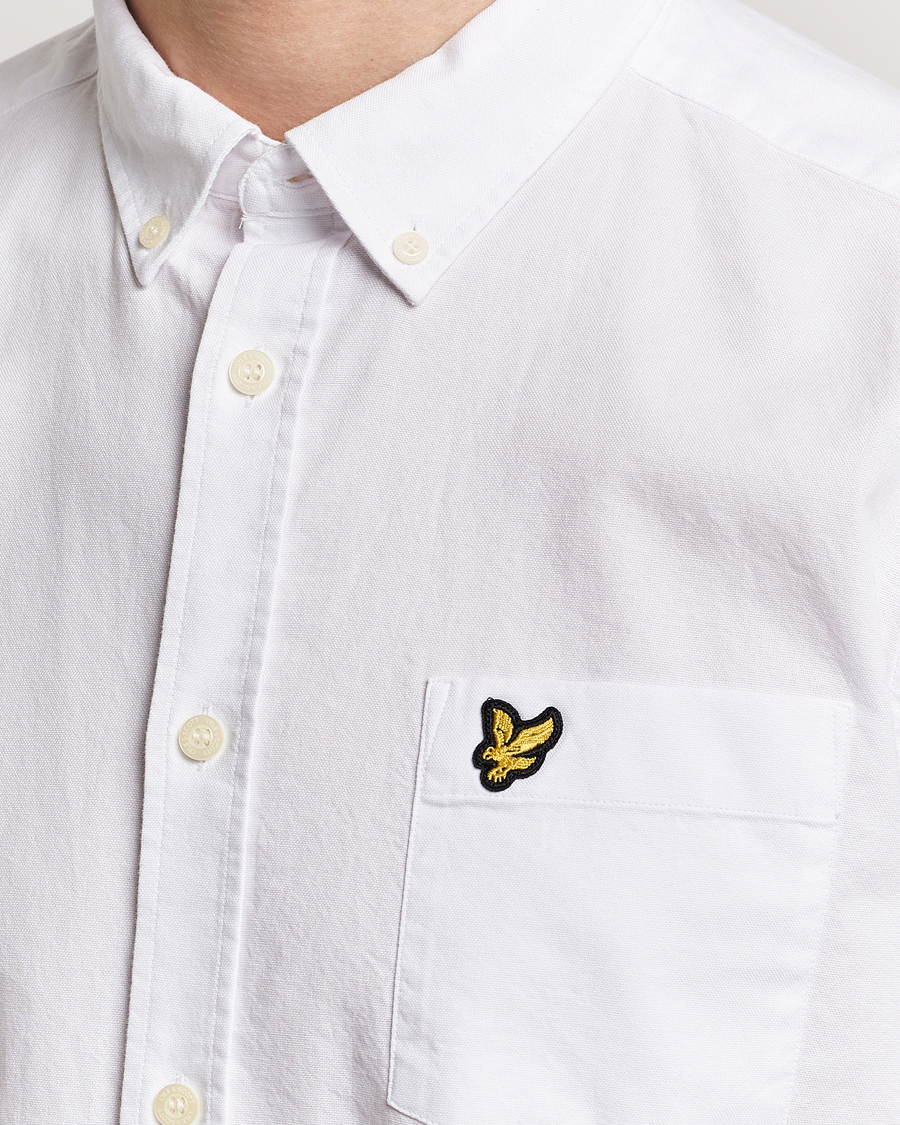 Herre | Skjorter | Lyle & Scott | Lightweight Oxford Short Sleeve Shirt White