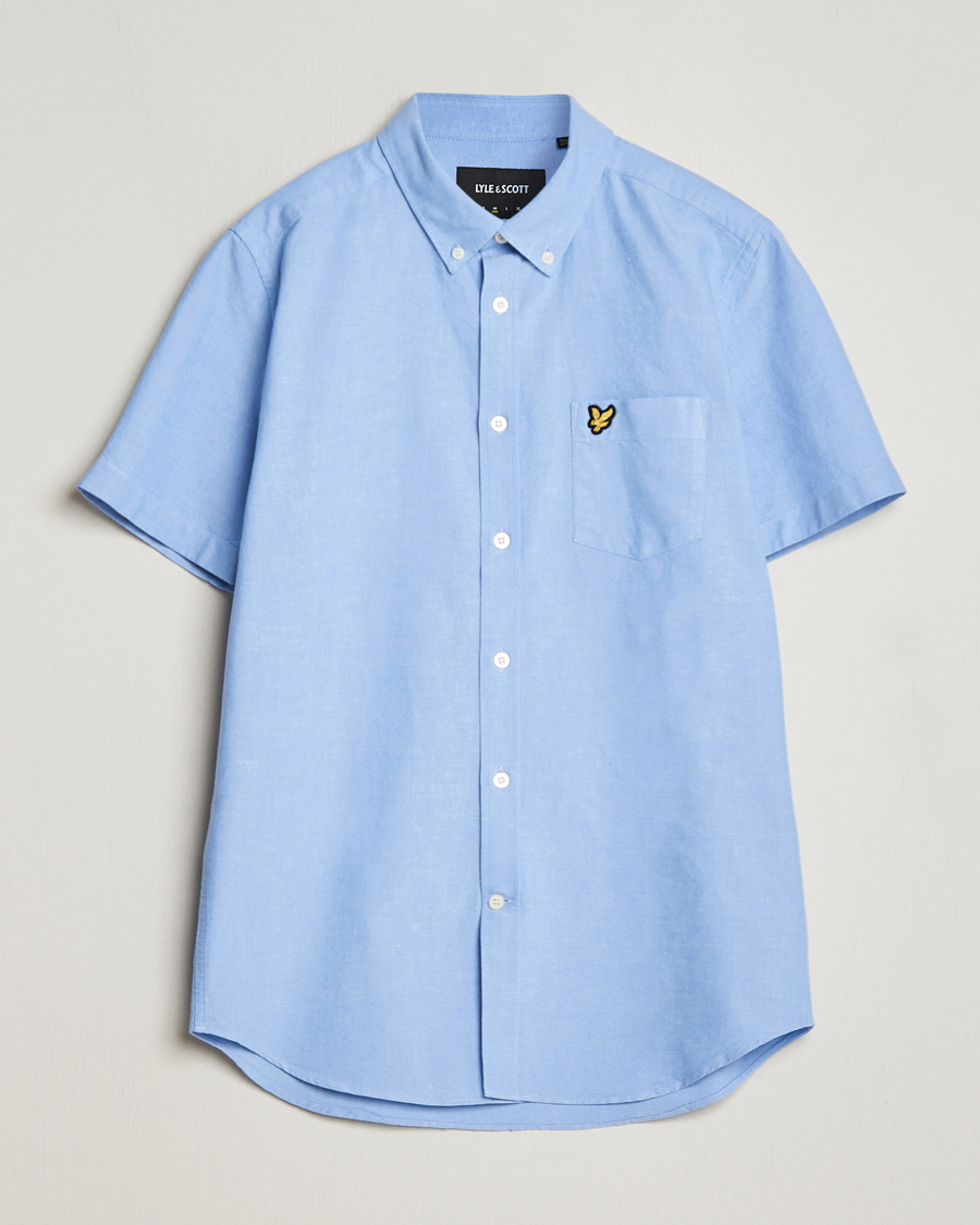 Herre | Skjorter | Lyle & Scott | Lightweight Oxford Short Sleeve Shirt Riviera