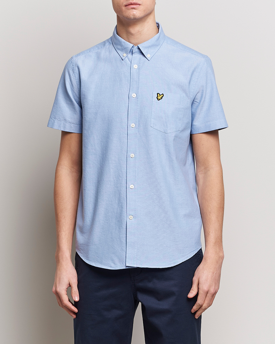 Herre | Kortærmede skjorter | Lyle & Scott | Lightweight Oxford Short Sleeve Shirt Riviera