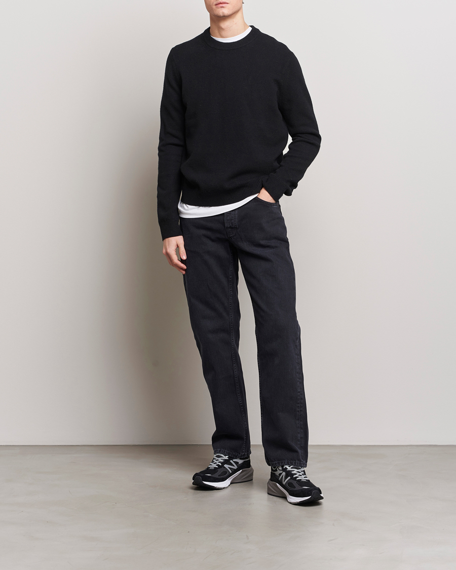 Herre | Trøjer | Samsøe Samsøe | Isak Crew Neck Black