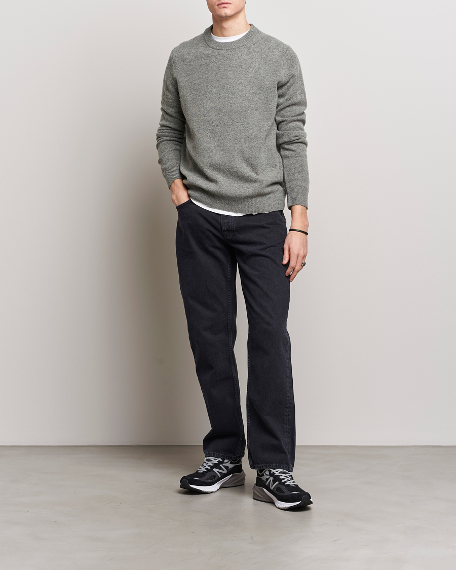 Herre | Trøjer | Samsøe Samsøe | Isak Crew Neck Dark Grey