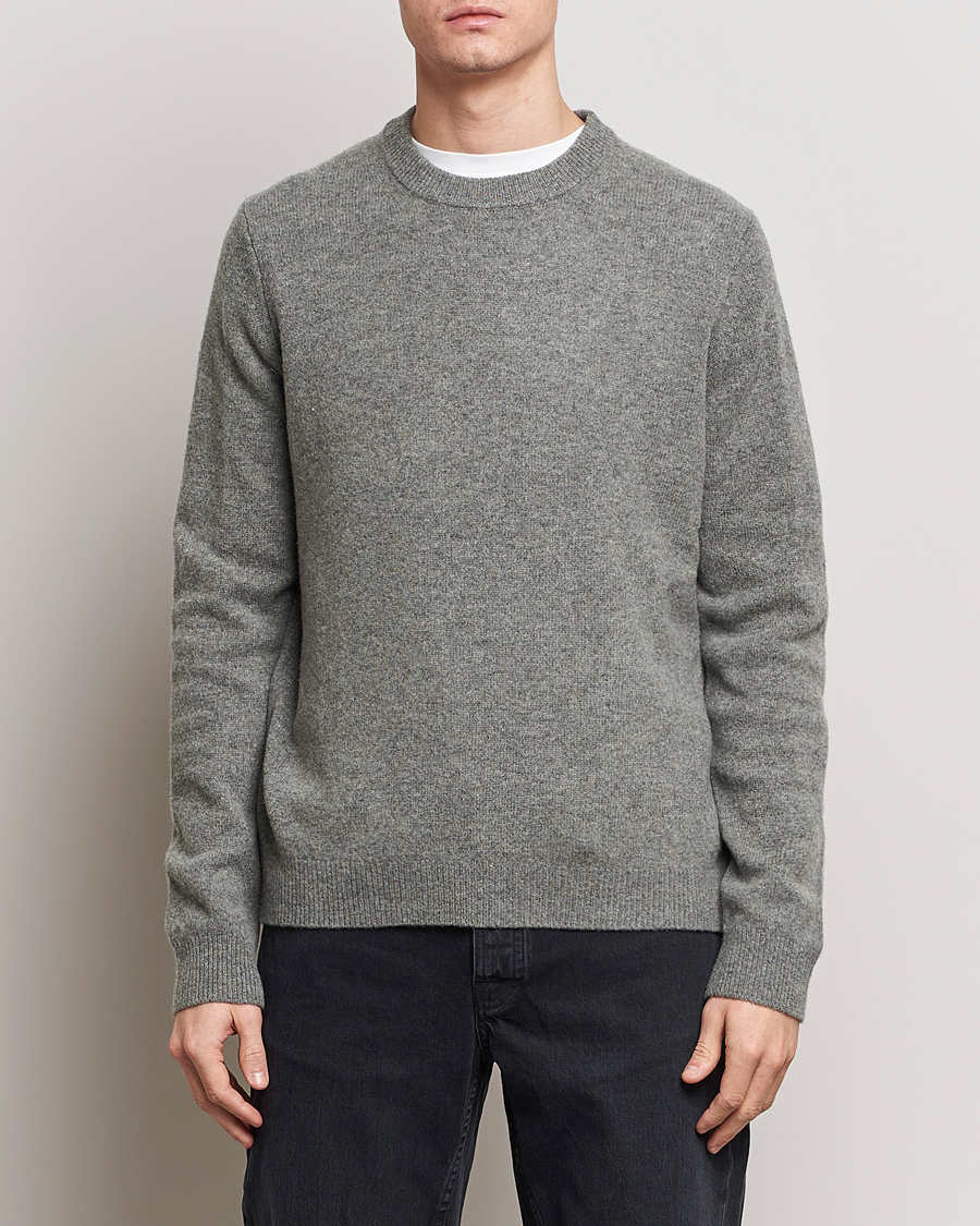 Herre | Afdelinger | Samsøe Samsøe | Isak Crew Neck Dark Grey