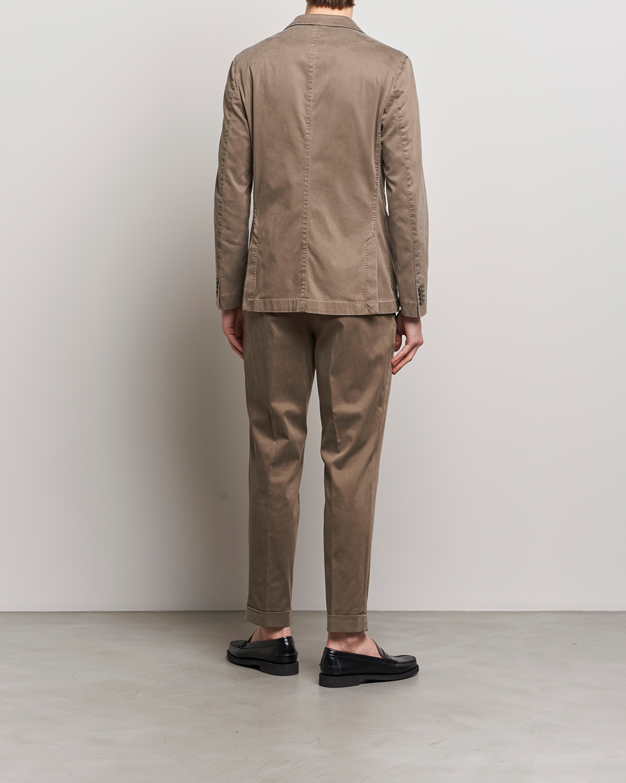 Herre | Tøj | BOSS BLACK | Hanry Cotton Suit Open Brown