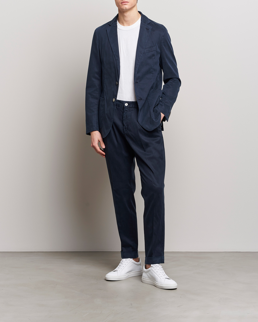 Herre | Tøj | BOSS BLACK | Hanry Cotton Suit Dark Blue