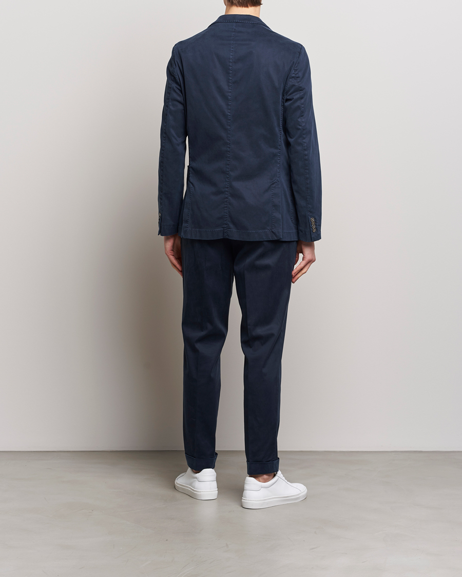 Herre | Tøj | BOSS BLACK | Hanry Cotton Suit Dark Blue