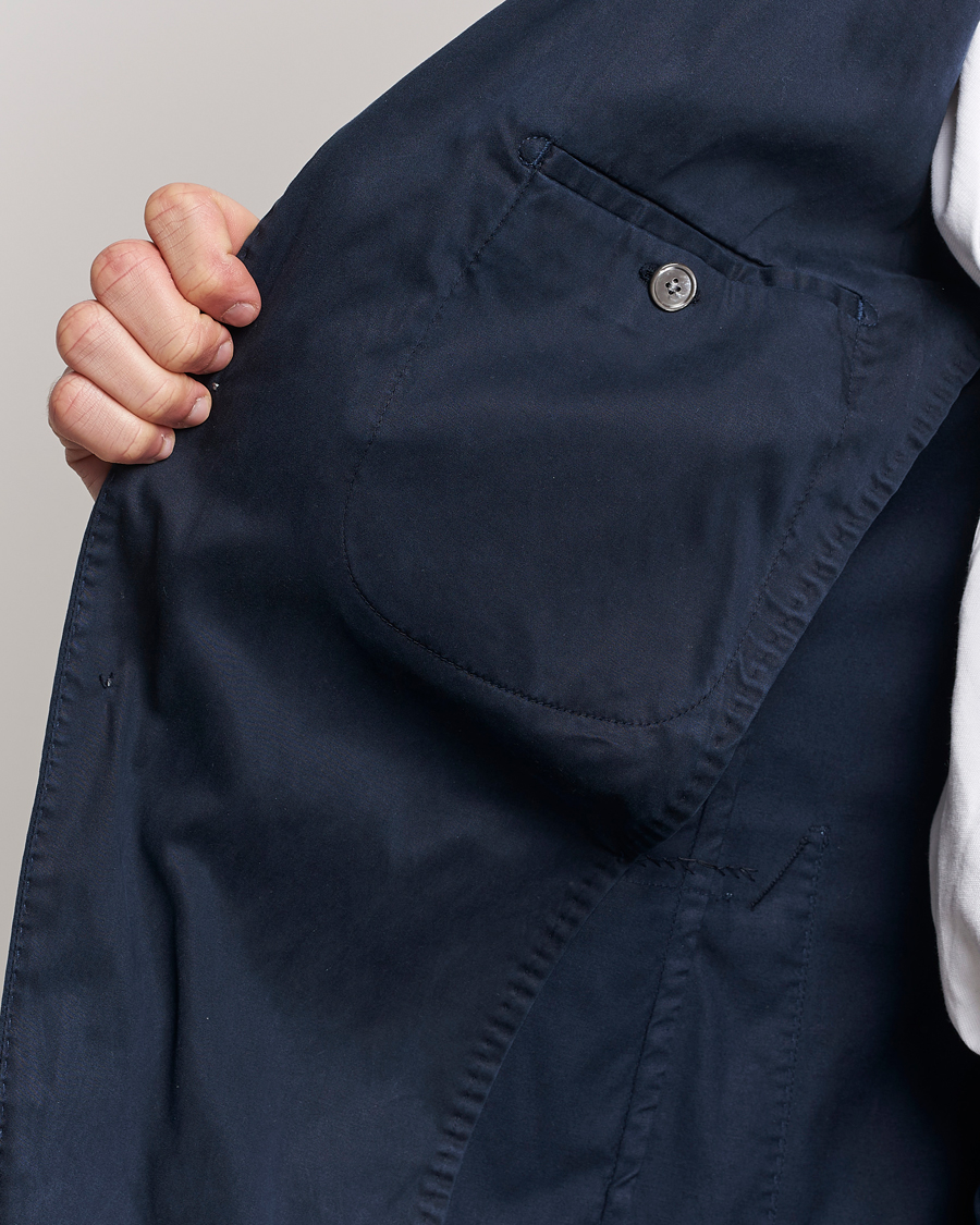 Herre | Jakkesæt | BOSS BLACK | Hanry Cotton Suit Dark Blue