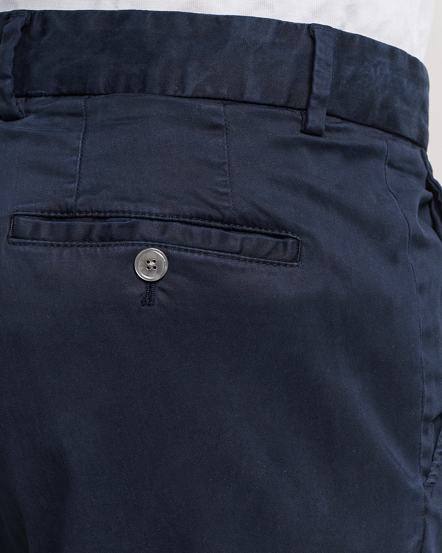 Herre | Jakkesæt | BOSS BLACK | Hanry Cotton Suit Dark Blue