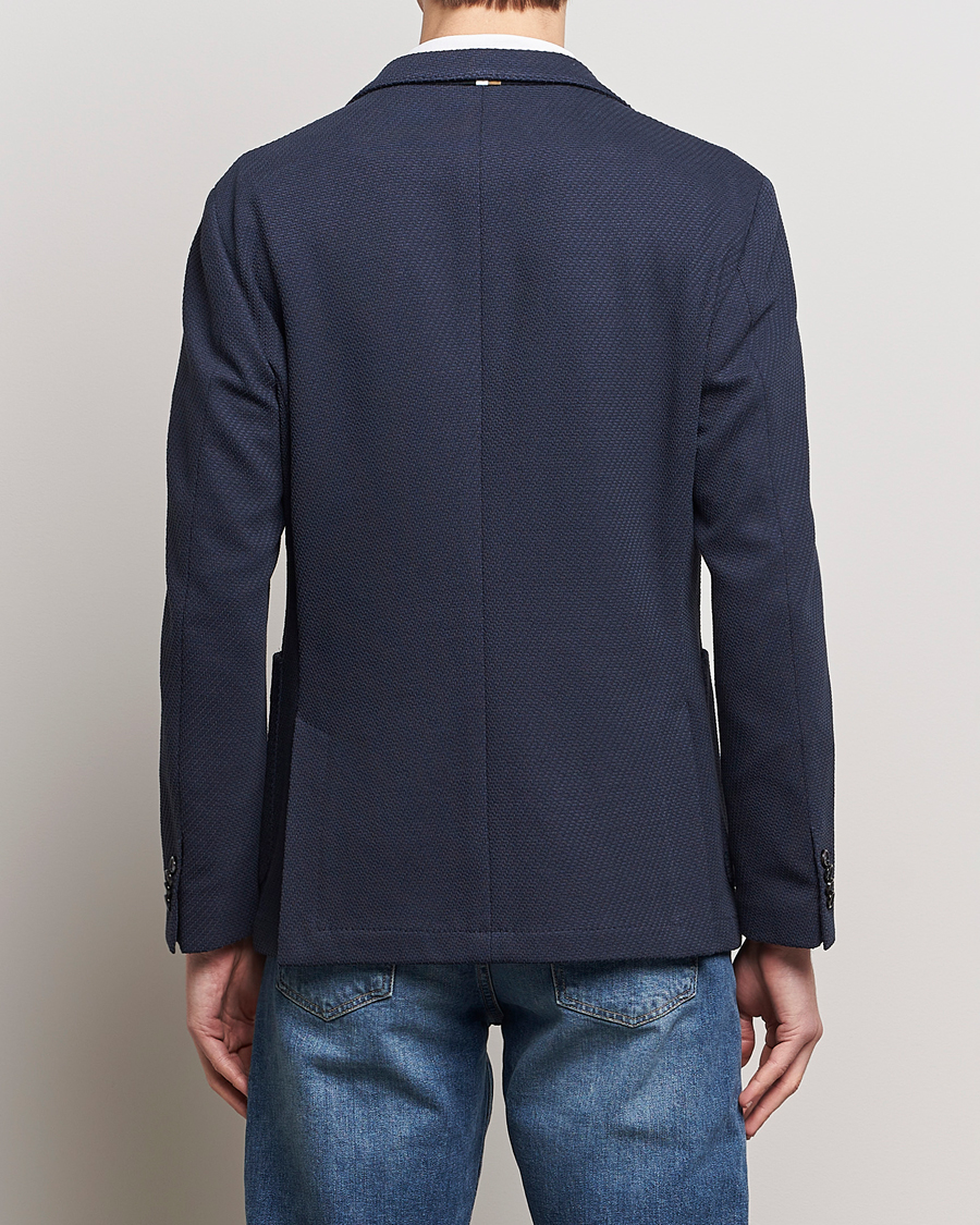 Herre | Blazere & jakker | BOSS BLACK | Hanry Structured Jersey Blazer Dark Blue