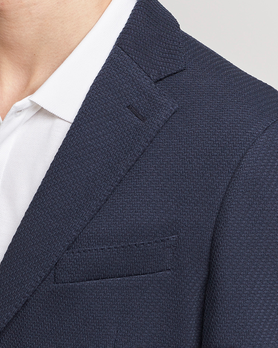 Herre | Blazere & jakker | BOSS BLACK | Hanry Structured Jersey Blazer Dark Blue